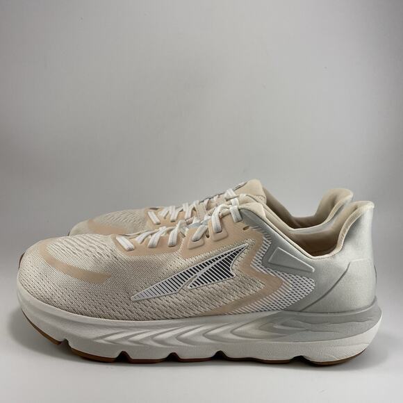 Altra Provision 6 Running Shoes Mens Size 11 White Sand Tan Athletic Sneaker - Picture 3 of 9